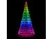 Twinkly Light Tree 3D, 750 LED, IP44, 4 m, musta - Älykäs joulukuusi