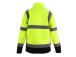 Työtakki Hi-Vis kaksisävyinen Softshell, keltainen, L