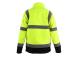 Työtakki Hi-Vis kaksisävyinen Softshell, keltainen, XL