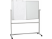 Siirtotaulu 1500x1000mm valkotaulu/valkotaulu-tussitaulu Deluxe 2x3